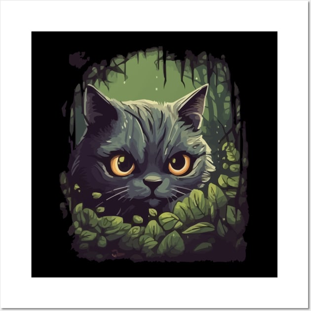 Sneaky Cat Wall Art by Pixy Official